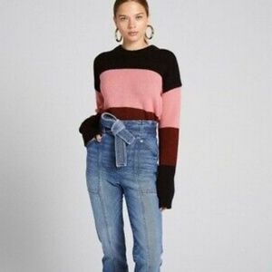 A.L.C Morrison Alpaca Colorblock Sweater